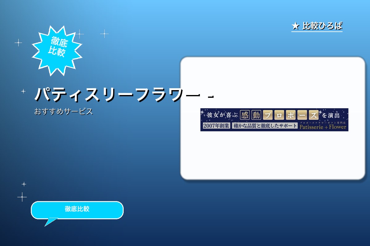 パティスリーフラワー プロポーズ・フラワーギフトロゴ