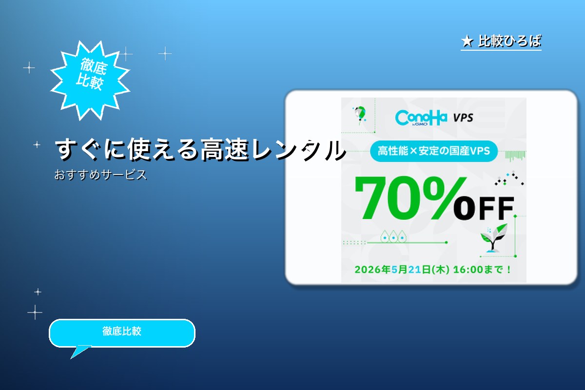 ConoHa VPSのサービス紹介画像