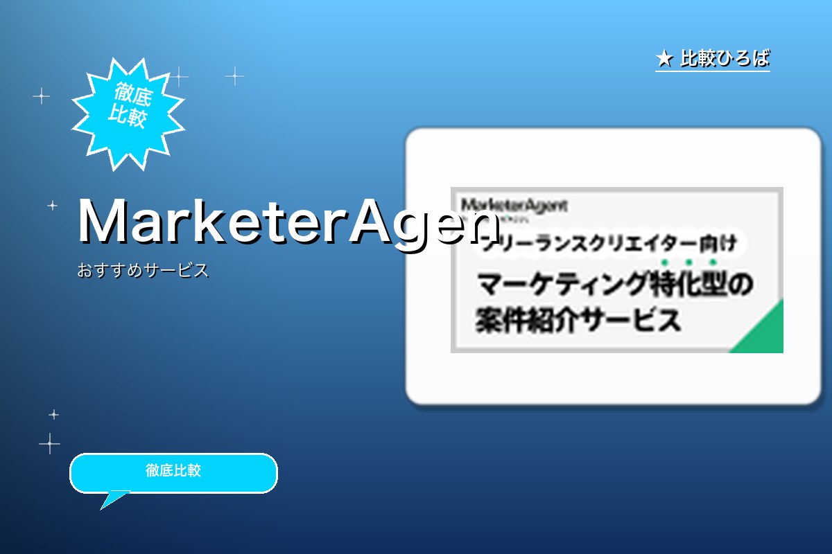 MarketerAgentクリエイティブ 評判・ロゴ