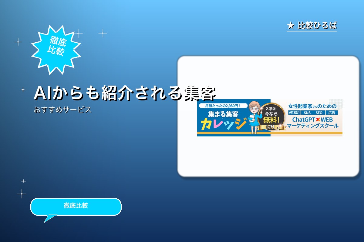集まる集客総研 評判・特徴ロゴ